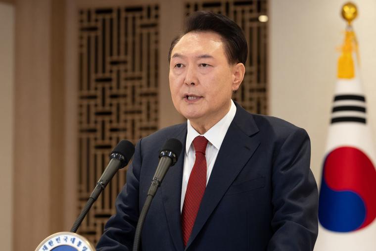 지난 12월 12일 윤석열 대통령은 용산 대통령실에서 대국민 담화를 발표했다. 사진=대통령실