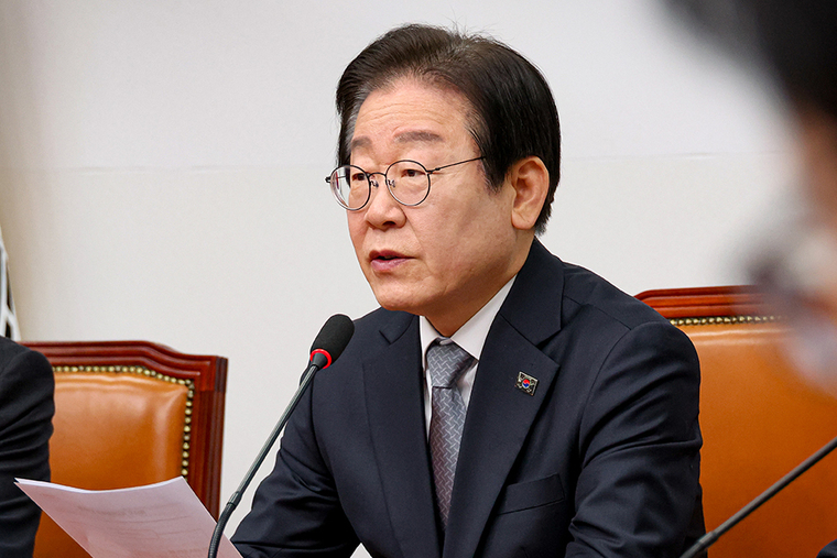 이재명 더불어민주당 대표가 20일 국회 본청에서 열린 최고위원회의에서 발언하고 있다. 사진=더불어민주당