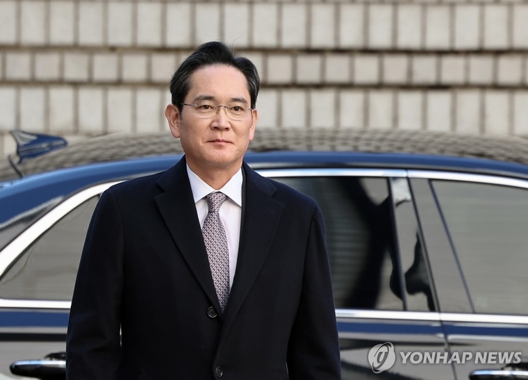 <strong>이재용 '부당합병·회계부정' 혐의 항소심 선고공판 출석. 사진=연합뉴스 </strong>