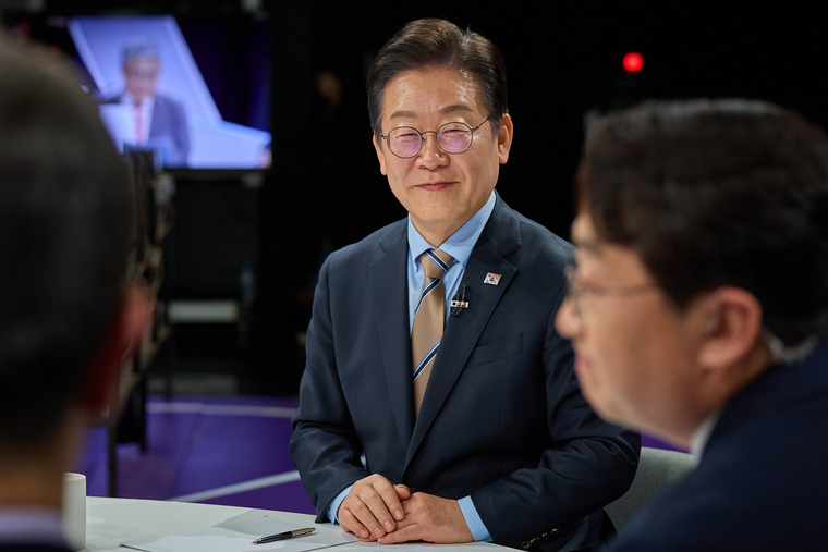 이재명 더불어민주당 대표가 19일 방송된 MBC ‘100분 토론’에 출연했다. 사진=더불어민주당