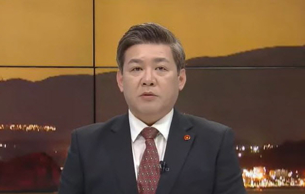 조창범 앵커 방송 장면. 사진=JIBS 유튜브 채널 캡처