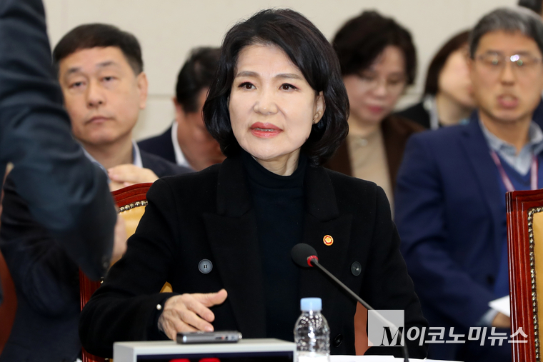 이진숙 방송통신위원회 위원장이 5일 국회 과학기술정보방송통신위원회에 출석했다. 사진=최동환 기자