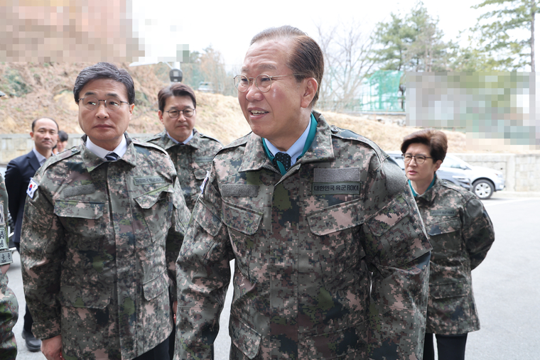 권영세 비상대책위원장 한미연합연습 2025 자유의 방패 현장 방문 모습. 사진=국민의힘<br>
