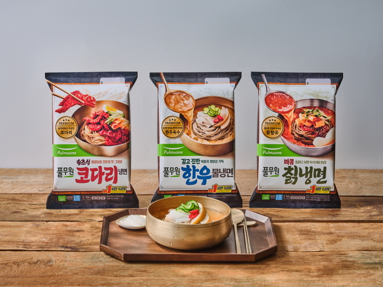 냉장면 플래그십 신제품 3종. 사진=풀무원