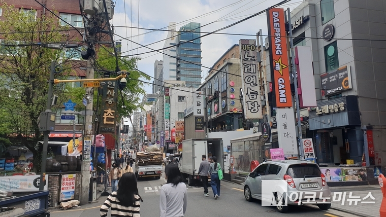 한국경제가 내수침체로 전분기 대비 하락했다. 사진=권은주 기자 