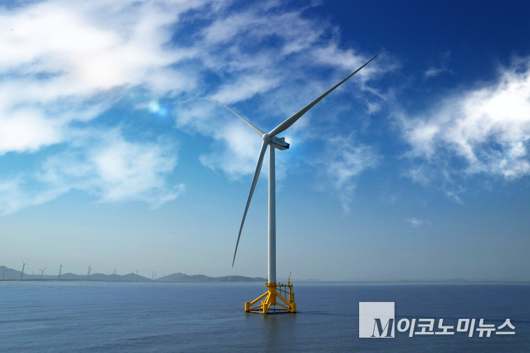 전남 영광 약수해상풍력 발전 현장. 사진=전남개발공사