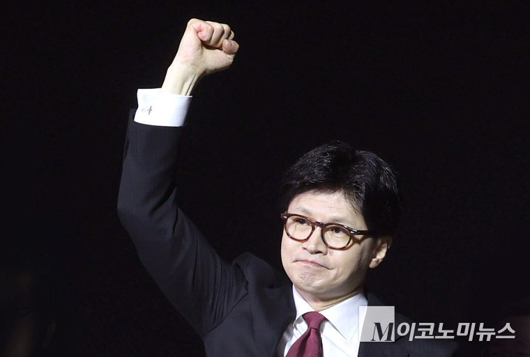 한동훈 국민의힘 전 대표가 지난 3일 제21대 대통령 선거 국민의힘 후보 선출 전당대회에 참석했다. 사진=최동환 기자