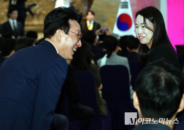 이재명정부 총리로 기용된 김민석. 사진=최동환 기자