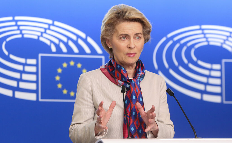 EU 집행위원장인 우르줄라 폰데어라이엔. 사진=유럽의회 멀티미디어 센터