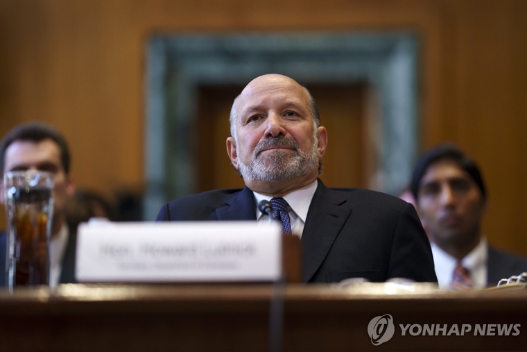 상원 세출위 출석한 러트닉 미 상무장관. 사진=연합뉴스 