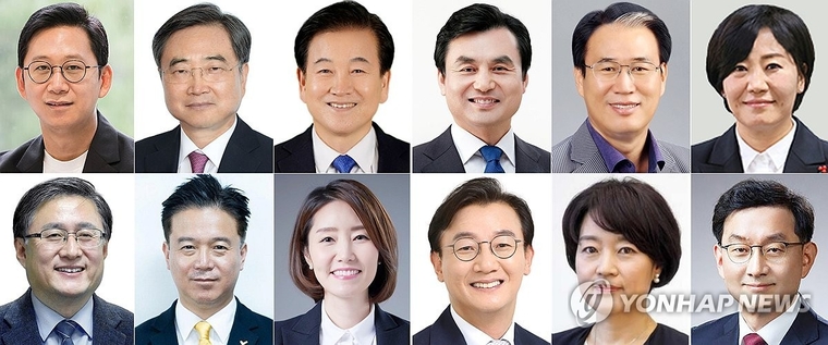 윗줄 왼쪽부터 배경훈 과학기술정보통신부 장관 후보자, 조현 외교부 장관 후보자, 정동영 통일부 장관 후보자, 권오을 국가보훈부 장관 후보자, 유임된 송미령 농림축산식품부 장관. 아래 줄 왼쪽부터 김성환 환경부 장관 후보자, 김영훈 고용노동부 장관 후보자, 강선우 여성가족부 장관 후보자, 전재수 해양수산부 장관 후보자, 한성숙 중소벤처기업부 장관 후보자, 국무조정실장에 임명된 윤창렬 LG글로벌 전략개발원장. 사진=연합뉴스