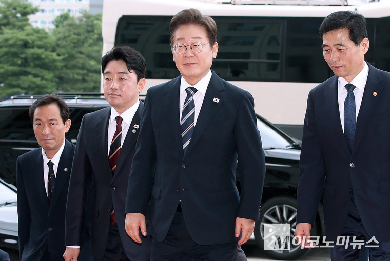 이재명 대통령이 26일 시정연설을 위해 국회를 찾았다. 사진=공동취재단