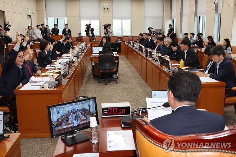 국회 행정안전위원회 사진=연합뉴스