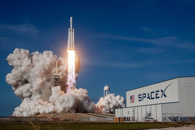 스페이스X의 Falcon 9 로켓이 발사되는 순간. 사진=스페이스X