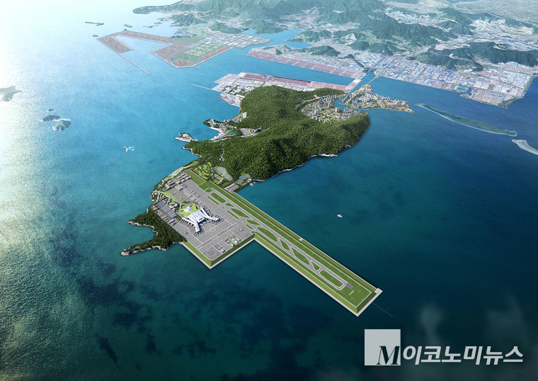 가덕도신공항 조감도. 사진=부산광역시