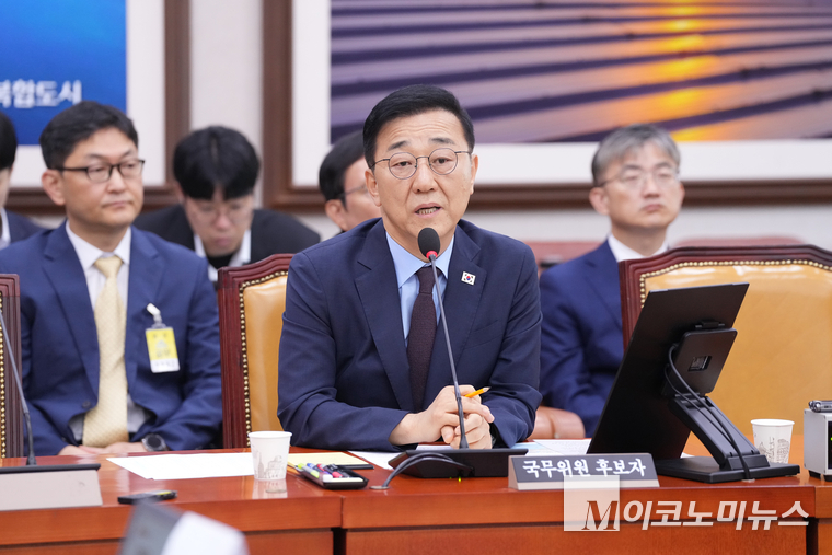김윤덕 국토교통부장관 후보자가 7월 29일 진행된 인사청문회에서 질의에 답변하고 있다. 사진=최동환 기자