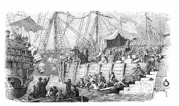▲ 보스턴 차 사건(Boston Tea Party) (사진-gettyimages)