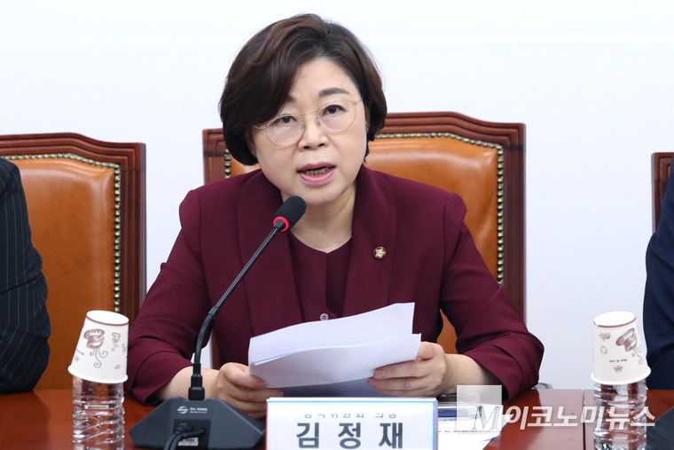 김정재 정책위의장이 발언하고 있다. 사진=최동환 기자