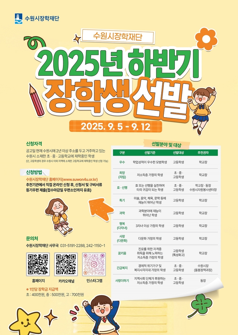 <사진제공/수원시장학재단>