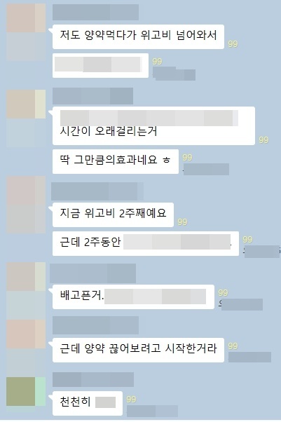 한 정보방에서 위비고 관련 가격, 판매장소 , 효과 등 다양한 정보를 공유하고 있다.사진=문상혁 기자 <br>
