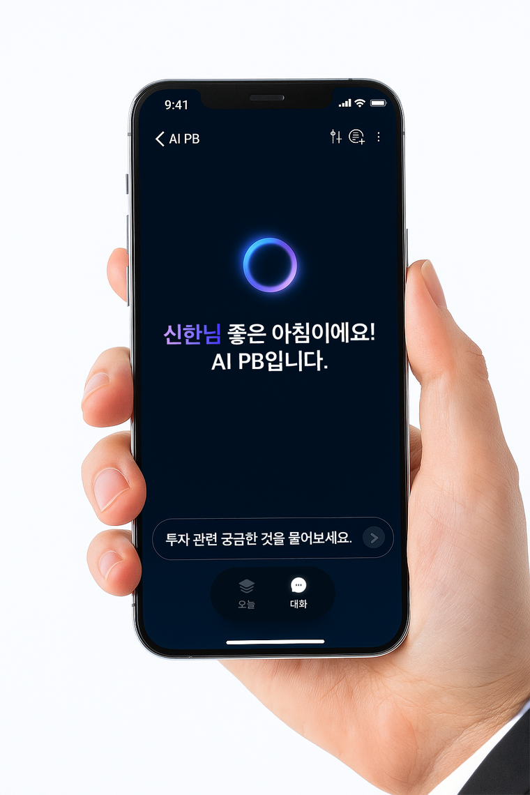 신한투자증권 ‘AI PB’ 서비스. 사진=신한투자증권