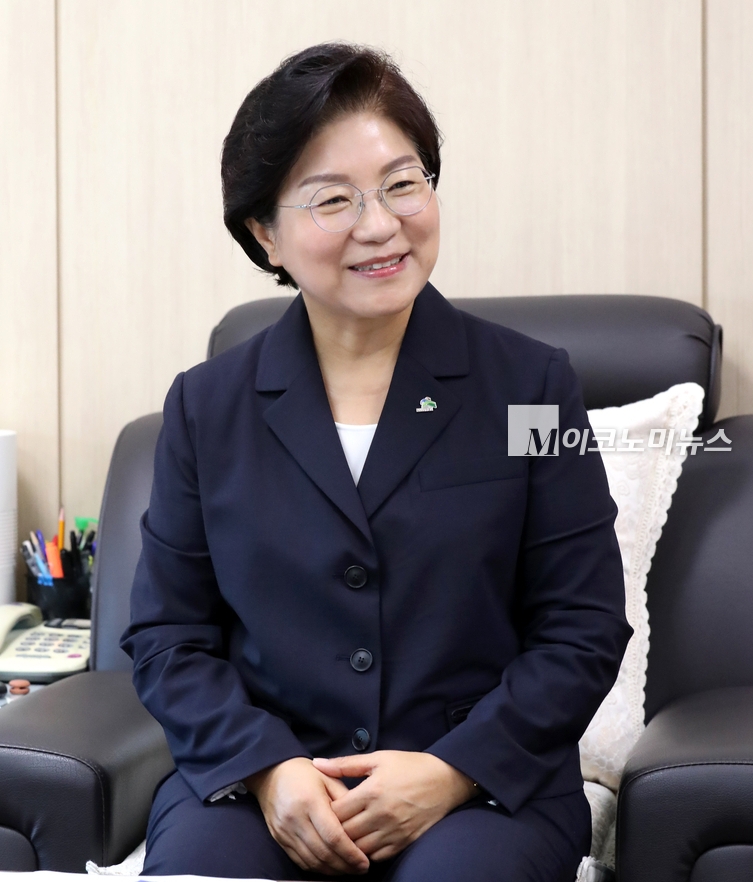 김미경 은평구청장= 사진 최동환 기자 
