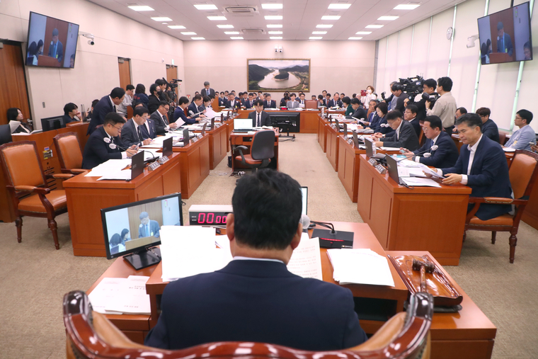 농해수위 국감 현장 사진=최동환 기자