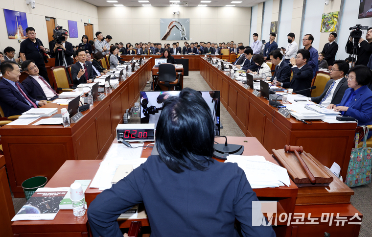 6일 국회 과학기술정보방송통신위원회에서 열린 2025년도 국정감사 사진=M이코노미뉴스 최동환 기자 