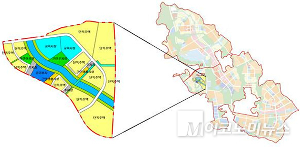 인천 검단신도시에 조성될 친환경에너지타운(시범단지)(안). 자료=허종식의원실