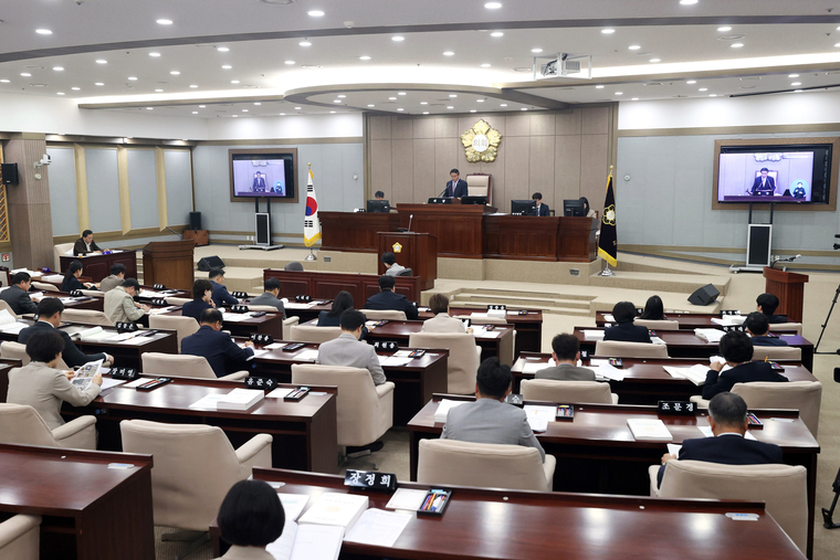 본회의 모습 (수원특례시의회 제공)