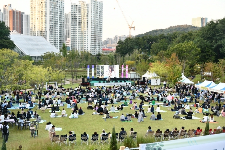 영통구 '그린하모니콘서트' 모습 <수원시 영통구 제공>