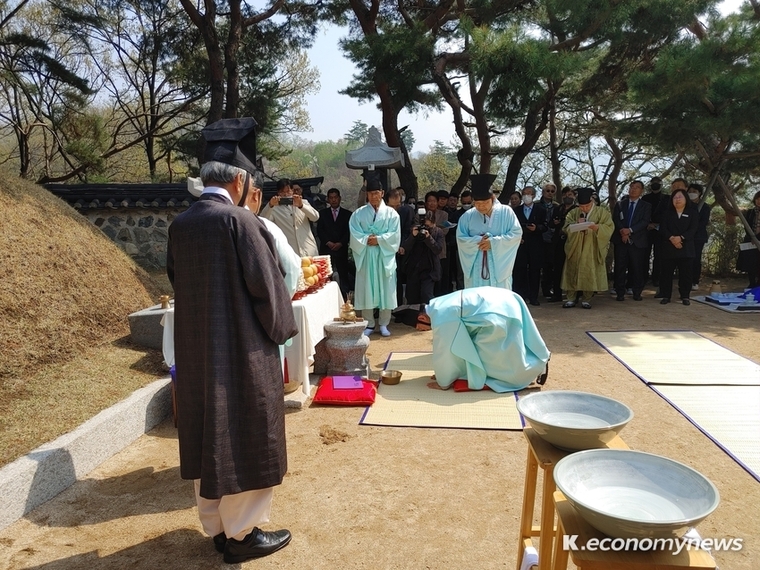 ‘다산 정약용 선생 서세 188주기 묘제 및 헌다례’가 오는 7일 거행된다 <경기문화재단 제공>