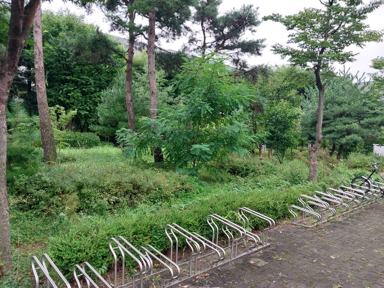 용인특례시 기흥구 상갈역 일원에 방치된 철도부지가 시민을 위한 정원 공간으로 변신한다. <용인시청 제공> 