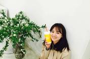 배우 윤승아, 스무디킹 '슬림 스무디' 추천