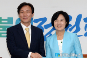 더민주, 김민석 민주당 대표와 통합 합의