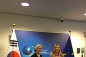 강경화 외교, 한-EU “북핵문제, 모든 수단 동원하되 평화적 해결해야”