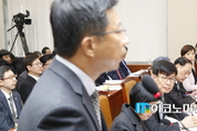 [M포토]증인을 바라보는 공정위원장의 두 시선