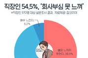 직장인 54.5 “낮은 연봉 탓에 회사부심 못 느껴”