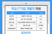 'IT기업들 인재 모시기 열풍'…카카오, 잡코리아, NC소프트 개발자 채용