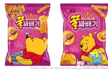 농심-디즈니코리아, 테마형 꿀꽈배기 ‘곰돌이 푸’ 캐릭터 한정판매