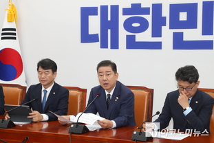 「M포토」 발언하는 김병기 직무대행