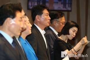 「M포토」 더민초 “김민석 임명동의안 합의 처리 촉구”