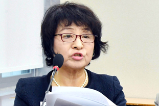 「M포토」 교육위 국감 출석한 박지향 동북아역사재단 이사장