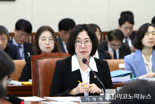「M포토」 국감 출석한 이미선 기상청장