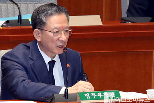 「M포토」 예결위 출석한 정성호 법무부 장관