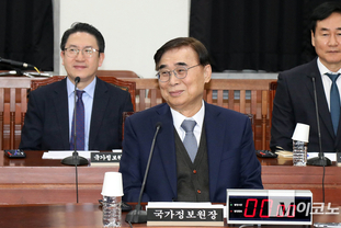 「M포토」 국회 정보위 출석한 이종석 국정원장