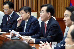 「M포토」 원내대책회서 발언하는 송언석 원내대표