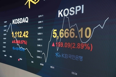 코스피 5800선 붕괴...5791.91로 장 마감(종합)