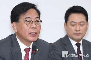 「M포토」 최고위서 발언하는 송언석 국민의힘 원내대표