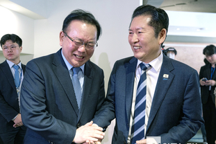 「M포토」 김부겸 전 국무총리, 대구시장 출마 긍정